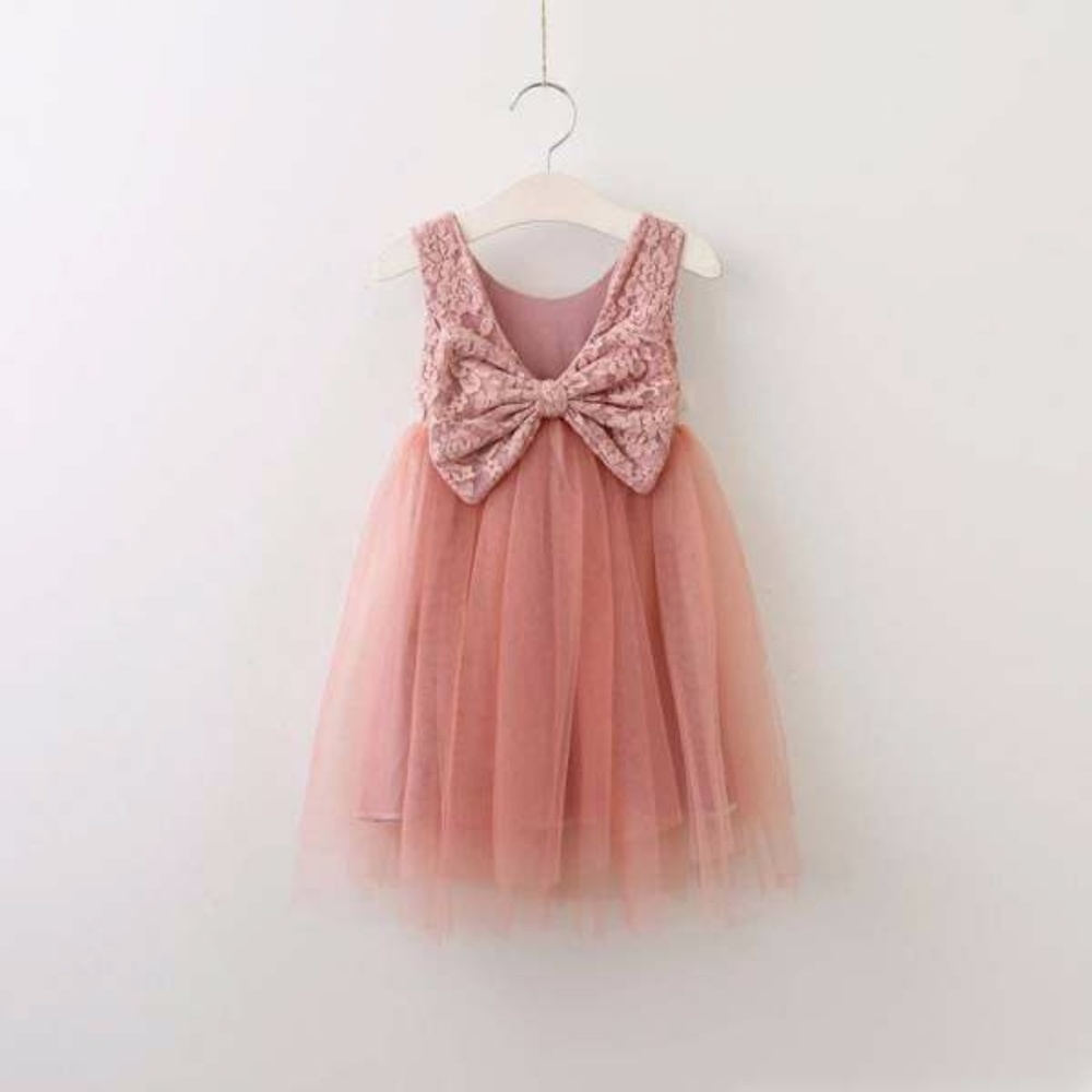 Ella Rose Nude Diamond Flower Girl Dress